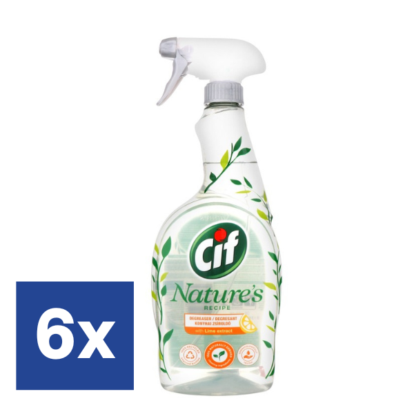 Cif Spray Natura Keuken - 6 x 750 ml