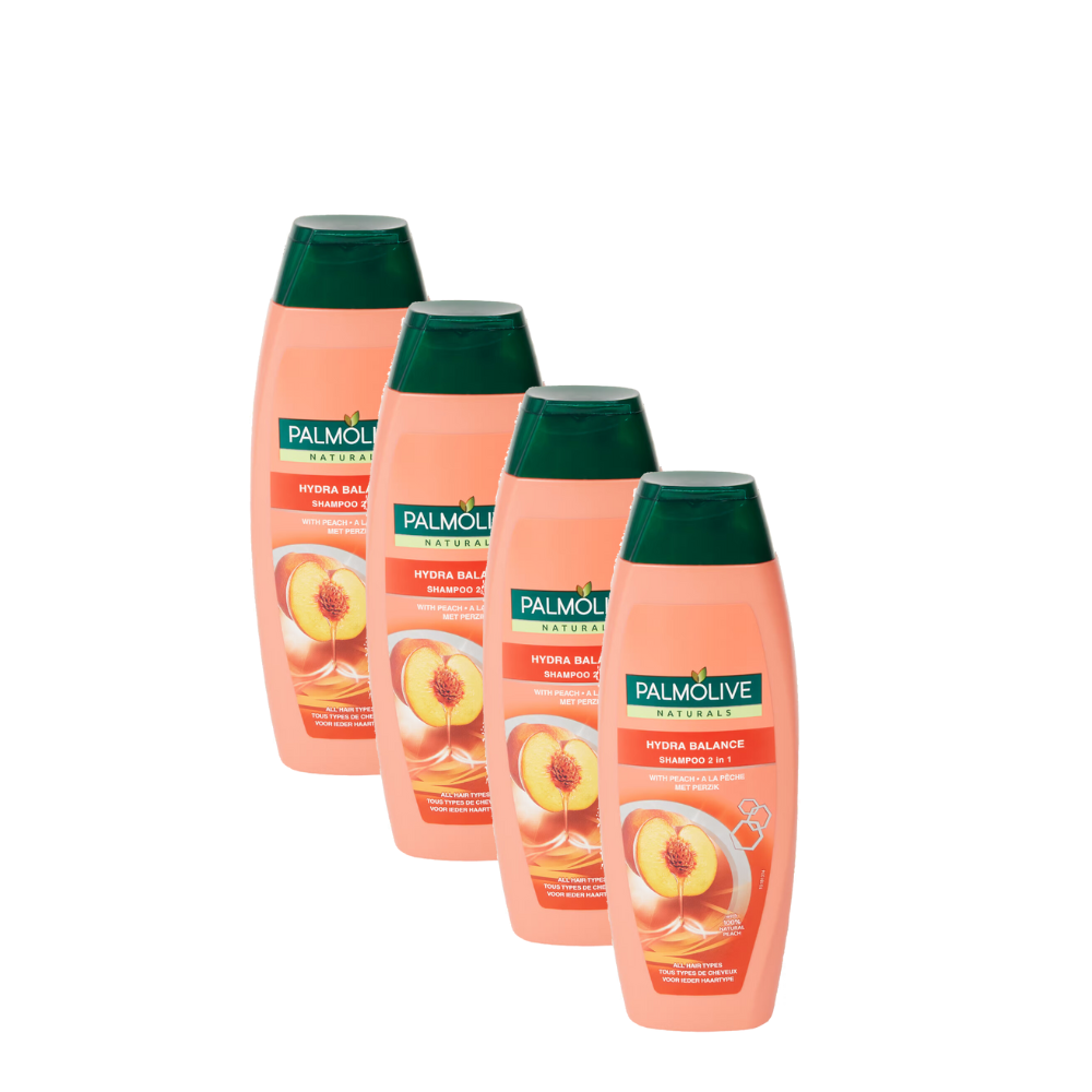 Palmolive 2in1 Shampoo Perzik - 3 + 1 GRATIS