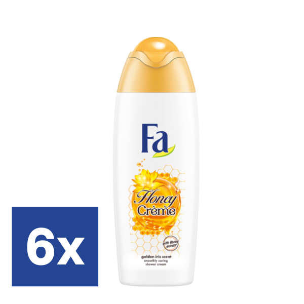 Fa Honey Cream Douchegel - 6 X 250 ml