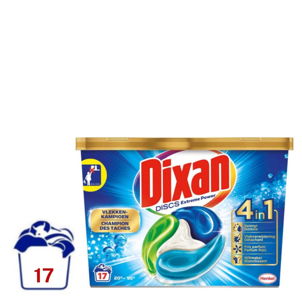 Dixan 4in1 Extreme Power Wascapsules -  425 g (17 wasbeurten)