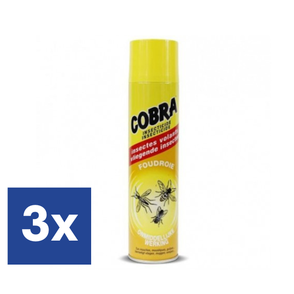 Cobra Vliegenspray  (Voordeelverpakking) - 3 x 400 ml