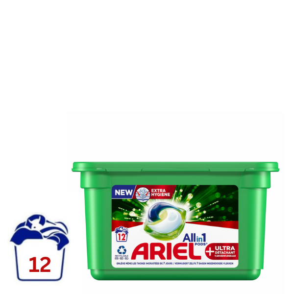 Ariel Ultra Clean Power All in 1 - 12 Caps