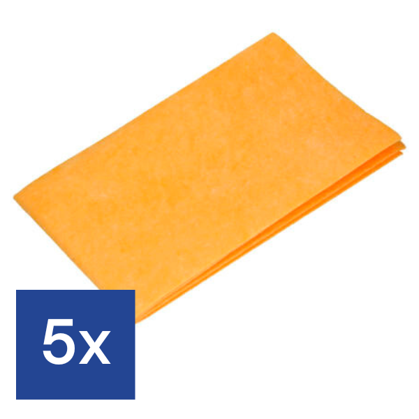 Viscose Dweil Oranje - 50 x 70 cm - 5 Stuks 