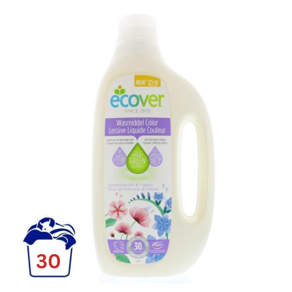 Ecover Color Appelbloesem & Freesia Vloeibaar Wasmiddel - 1,5 l (30 Wasbeurten)