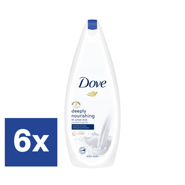 Dove Deeply Nourishing Douchegel - 6 x 225 ml 