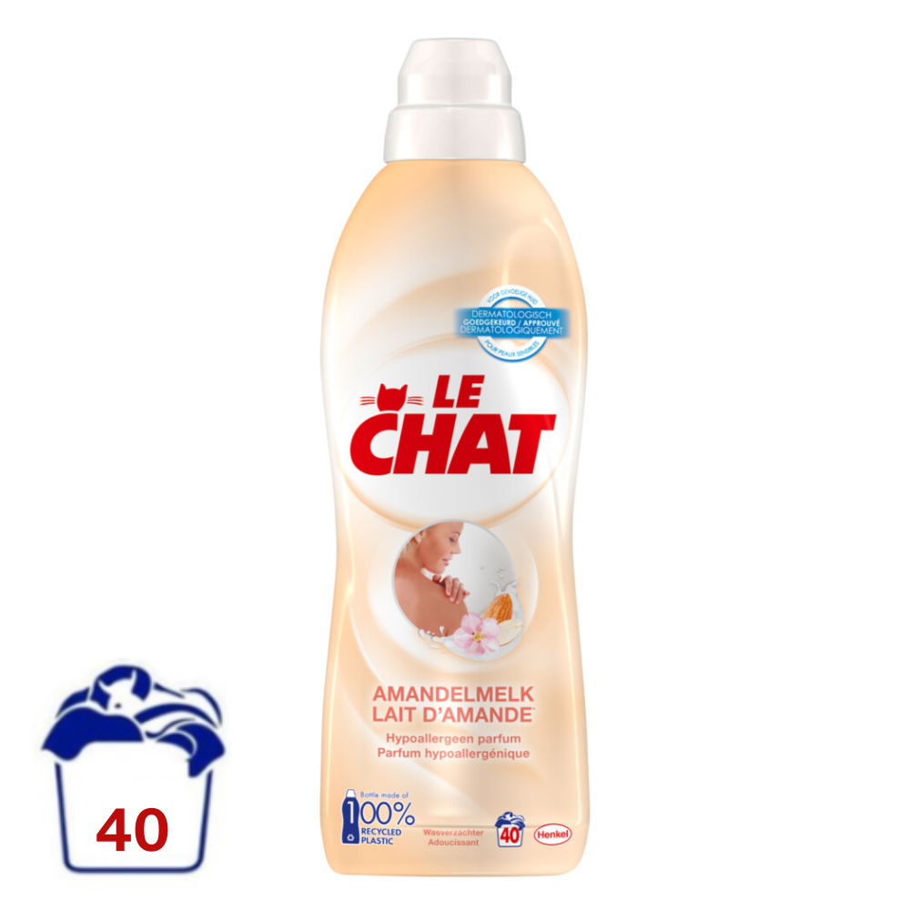 Le Chat Wasverzachter Amandelmelk - 880 ml (40 wasbeurten)