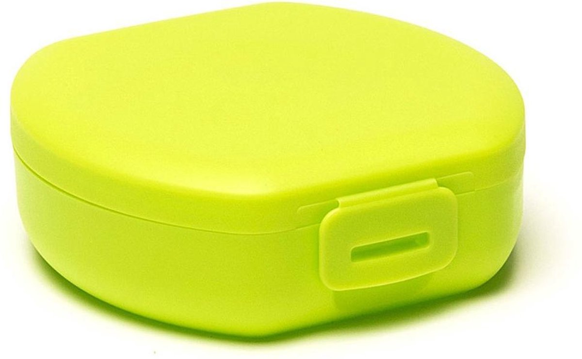 Snackbox rond - Groen - 500 ml - 11 cm 