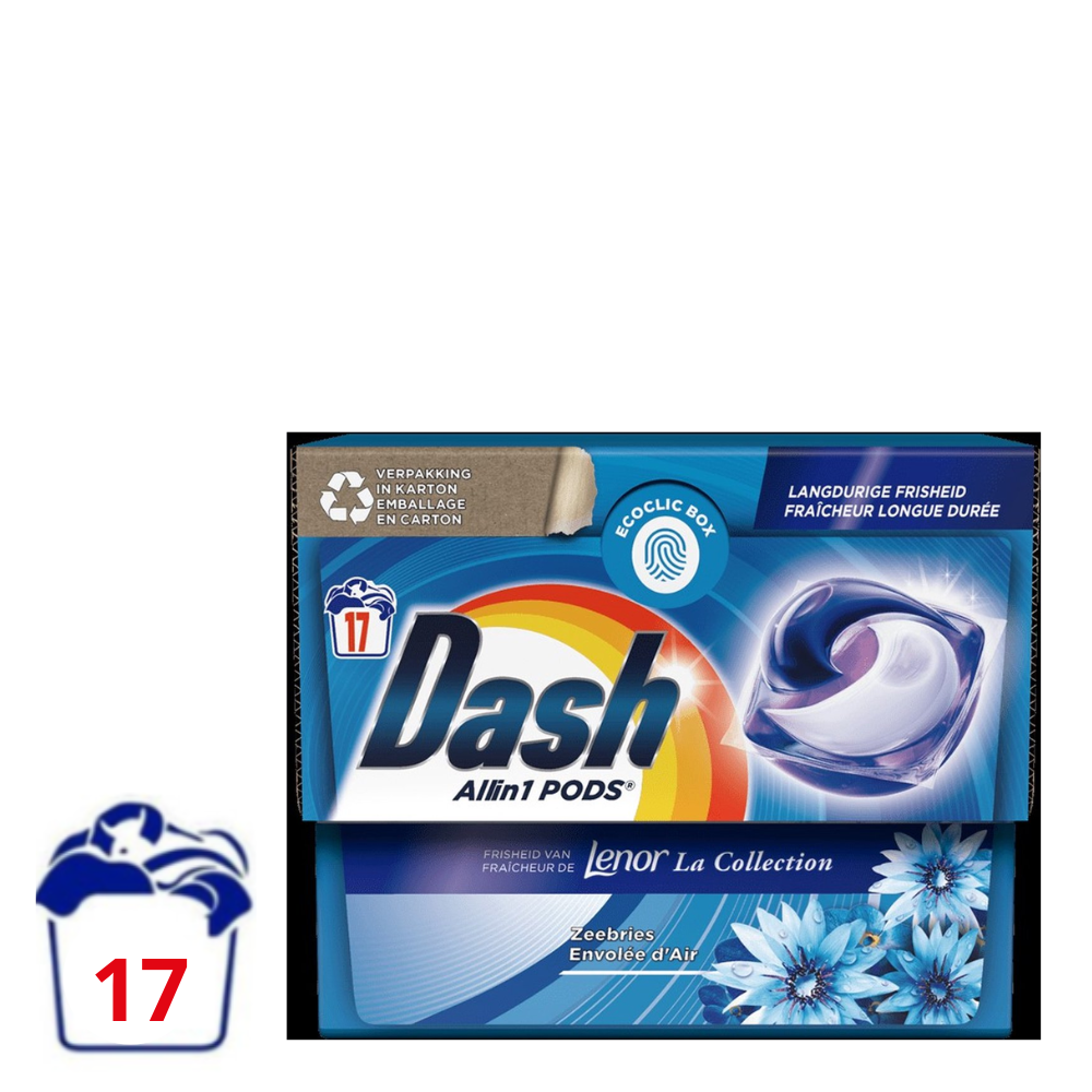 Dash All in 1  Pods Lenor Zeebries - 17 pods