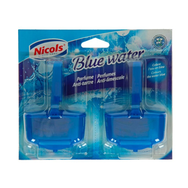 Nicols Toiletblokjes Blue Water - 2 stuks