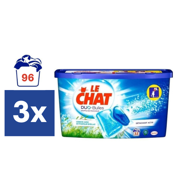Le Chat Duo Bubbels 2in1 - 3 x 32 pods 