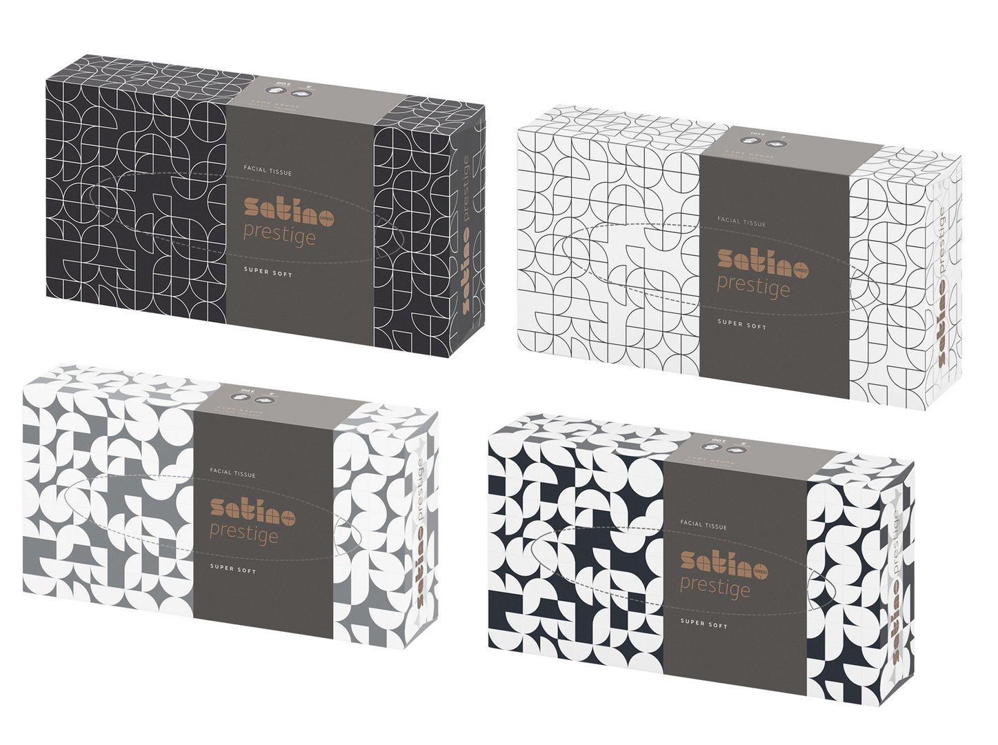 Satino Papieren Tissues - 100 doekjes