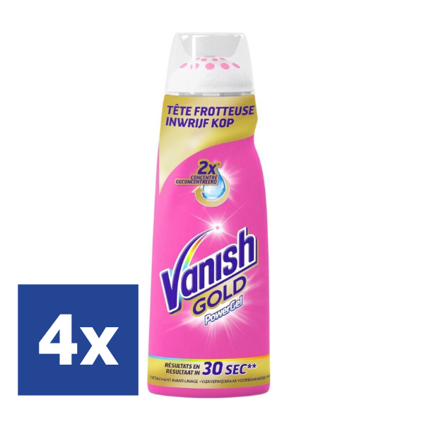 Vanish Vlekkenverwijderaar Powergel (Voordeelverpakking) - 4 x 200 ml