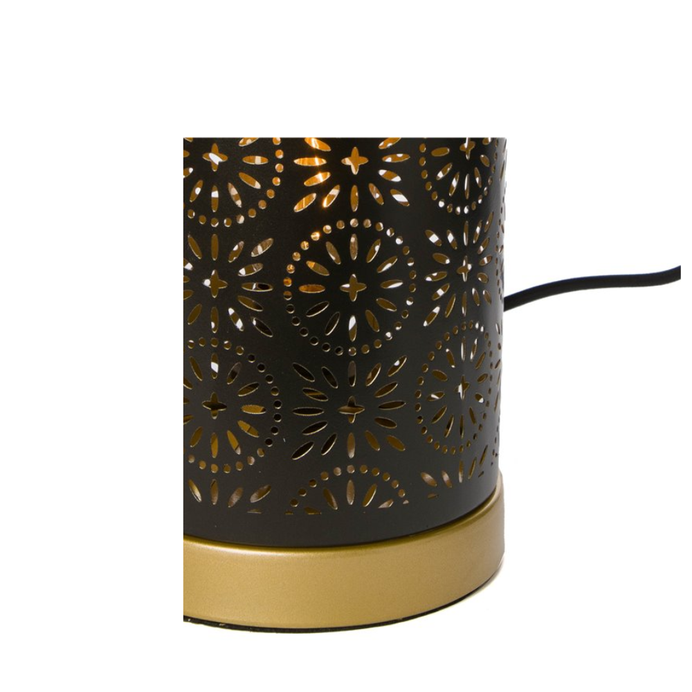 Tafellamp Gypsy Zwart/Goud - 21 cm x 13 cm