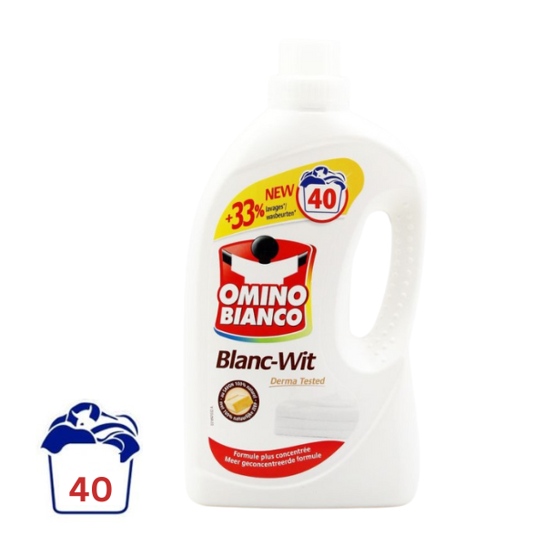 Omino Bianco Wit Vloeibaar Wasmiddel - 2 l (40 wasbeurten)
