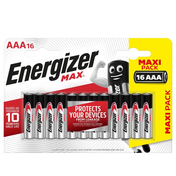 Energizer Batterijen AAA Max - 16 stuks