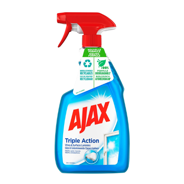 Ajax Triple Action Glasspray  - 750 ml
