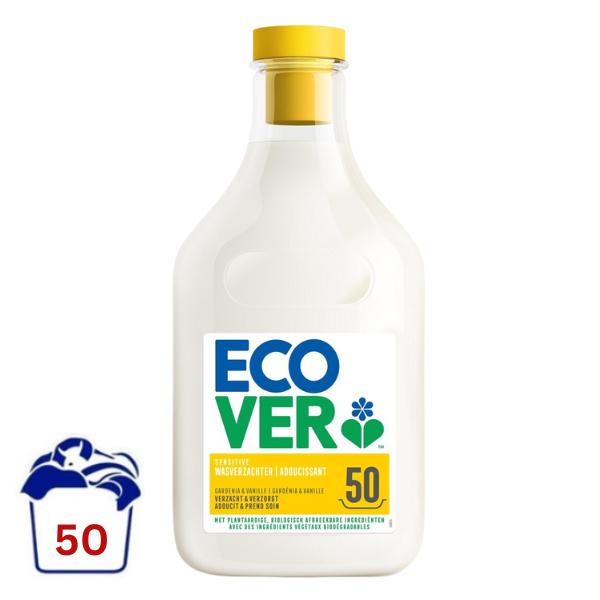 Ecover Gardenia & Vanille Wasverzachter - 1.5 l (50 wasbeurten)