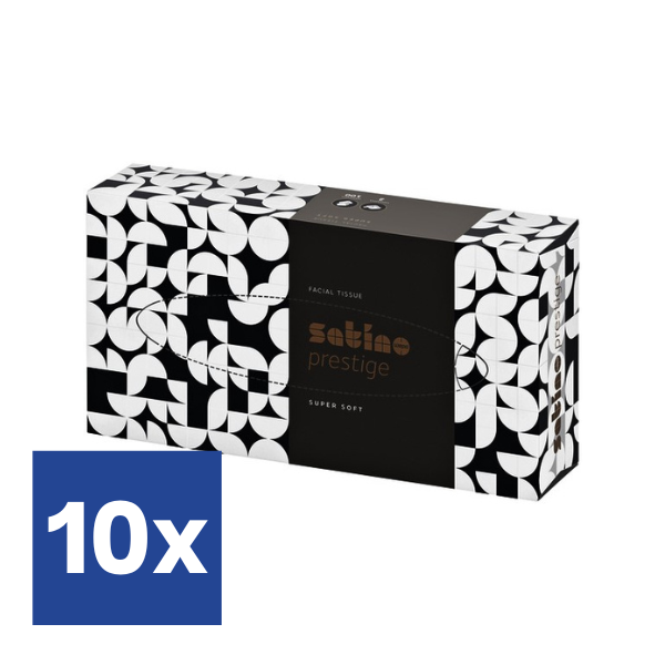 Satino Papieren Tissues - 10 x 100 doekjes