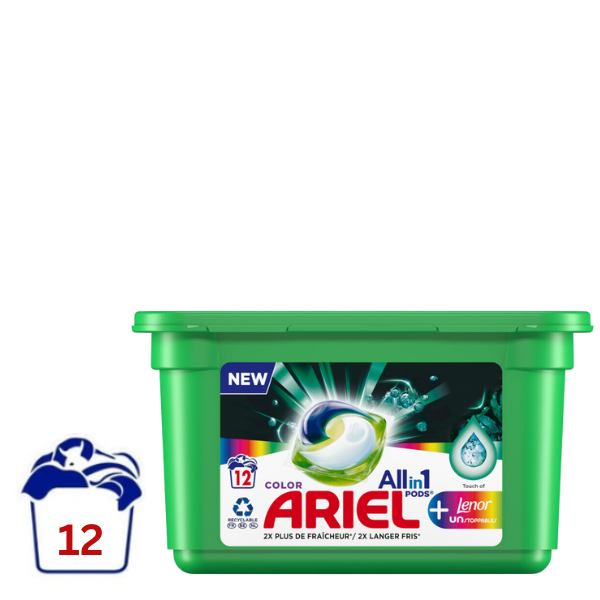 Ariel All In One Pods Lenor Unstoppables Color - 12 Pods