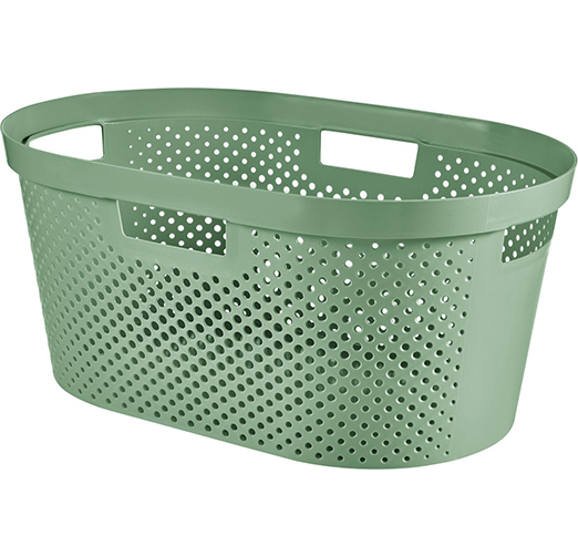 Curver Infinity Recycled Dots Wasmand - 40 L - Groen