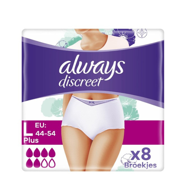 Always Discreet Plus Pants - 8 stuks