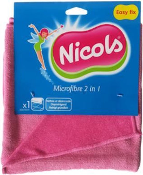 Nicols Microvezel Dweil - 2-in-1