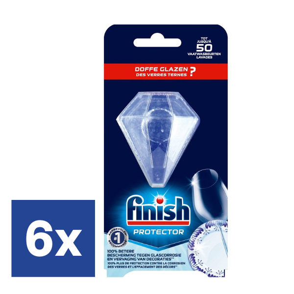 Finish Glans Protector Vaatwasmiddel - 6 x 30 g 