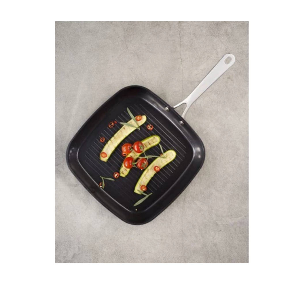 Healty-Pan Grillpan Zwart - 28 cm