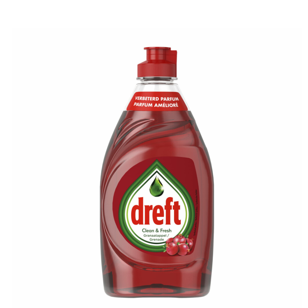 Dreft Clean & Care Afwasmiddel Granaatappel - 340 ml