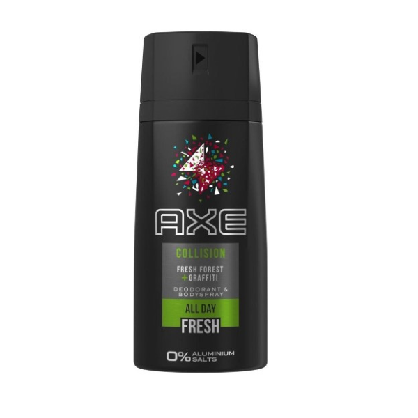 Axe Deodorant Spray Collision Fresh Forest + Graffiti - 150 ml