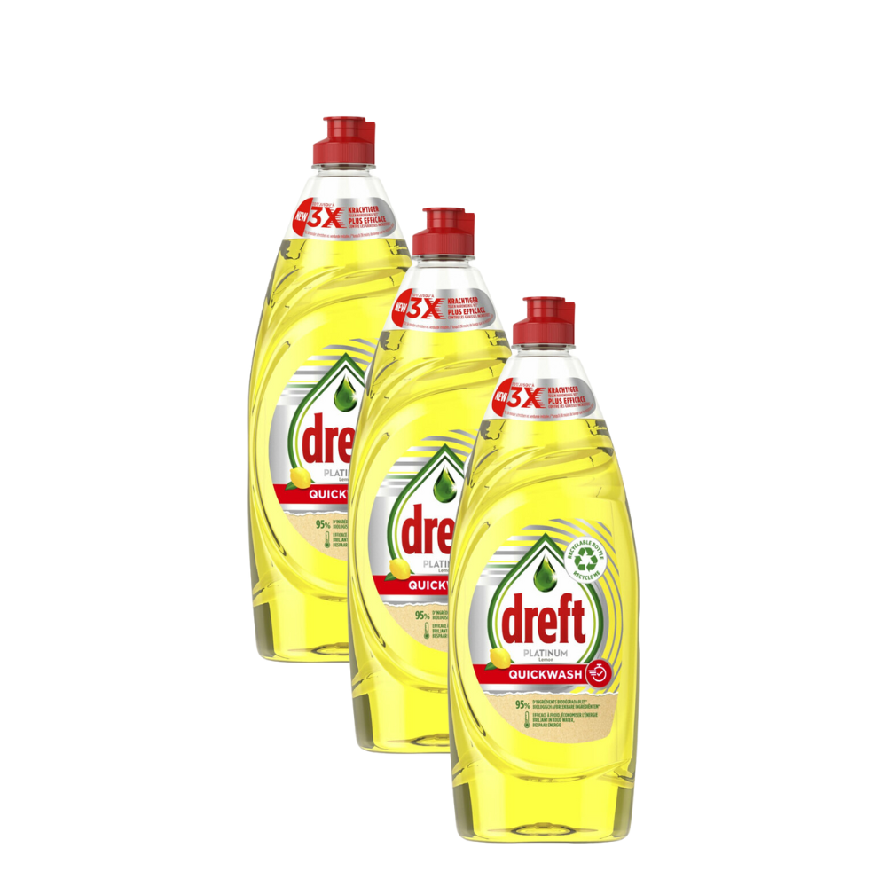 Dreft Platinum Lemon Afwasmiddel - 2 + 1 GRATIS