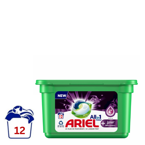 Ariel Touch of Lenor All in 1 - 12 caps