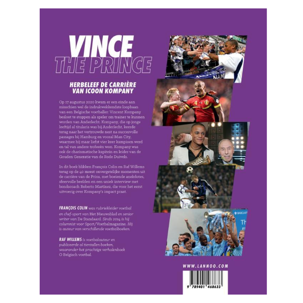 Boek - Vince the Prince - Kompany's Verhaal