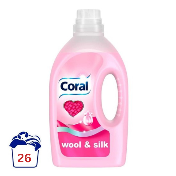 Coral Vloeibaar Wasmiddel Wool & Silk - 1.25 l