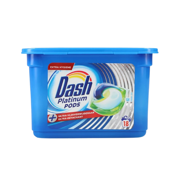 Dash Ultra Vlekverwijderaar Platinum Pods - 18 wasbeurten