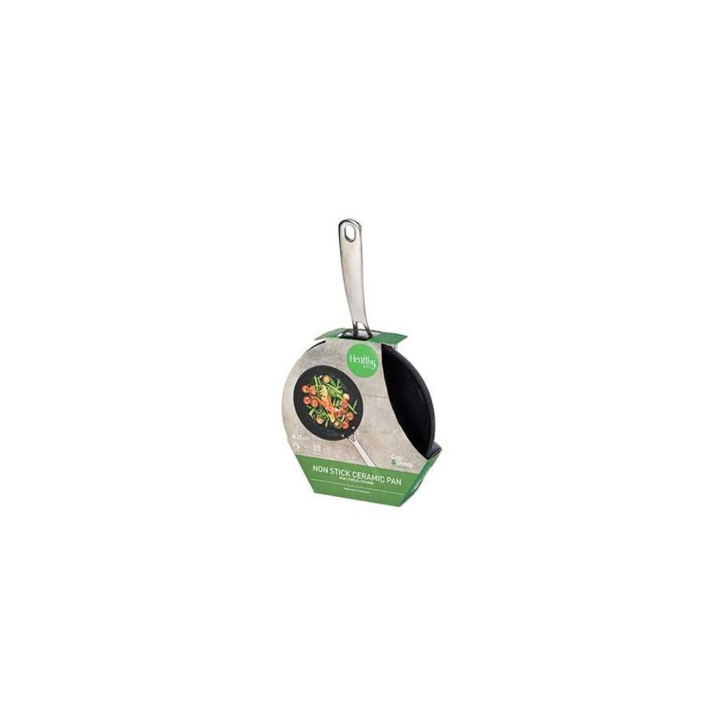 Healthy-Pan Braadpan Zwart - 20 cm