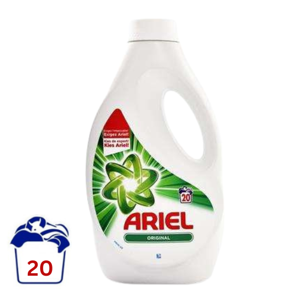 Ariel Vloeibaar Wasmiddel Power Original - 1100 ml (20 Wasbeurten)