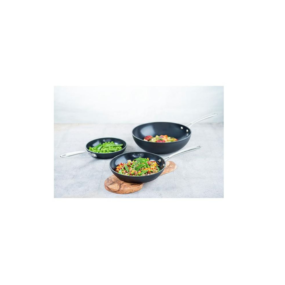 Healthy-Pan Braadpan Zwart - 24 cm 