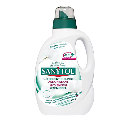 Sanytol Hygiënisch wasmiddel Antibacterieel - 1,65L (17 wasbeurten)