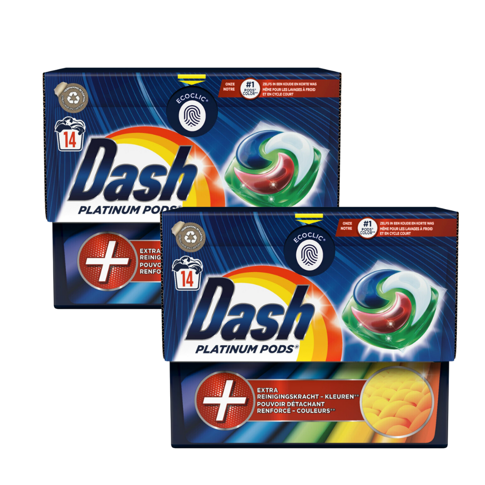 Dash Platinum Pods Color - 2 VOOR €14