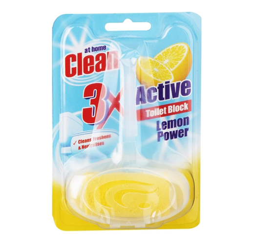 At Home Clean Active Lemon Toiletblokjes - 40 g
