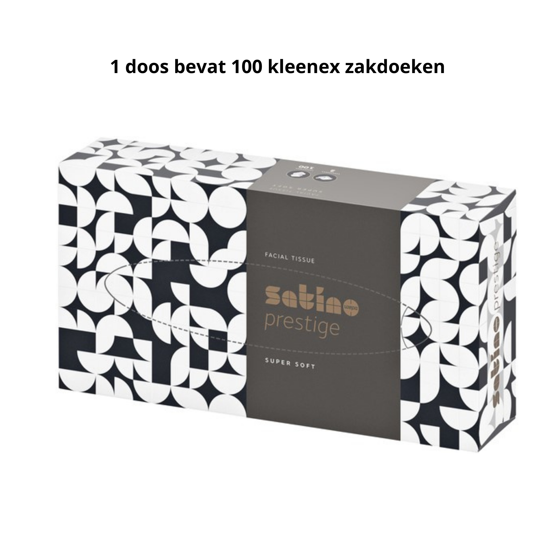 Satino Papieren Tissues - 10 x 100 doekjes