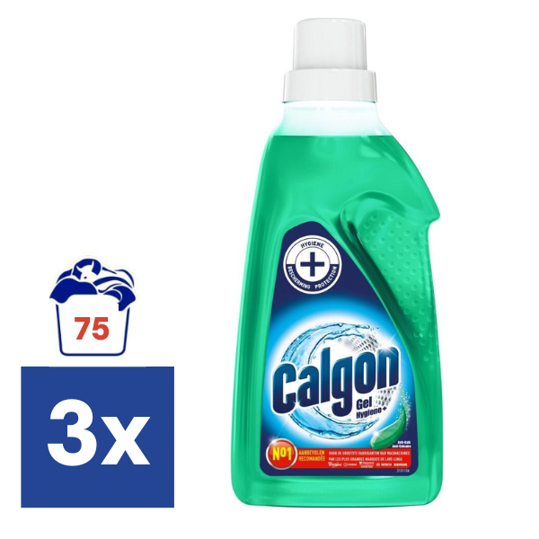 Calgon Hygiëne+ Groen Gel - 3 x 750 ml